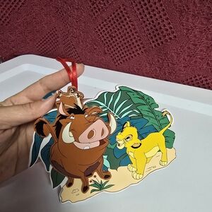 Disney Character Ornament with Red Ribbon